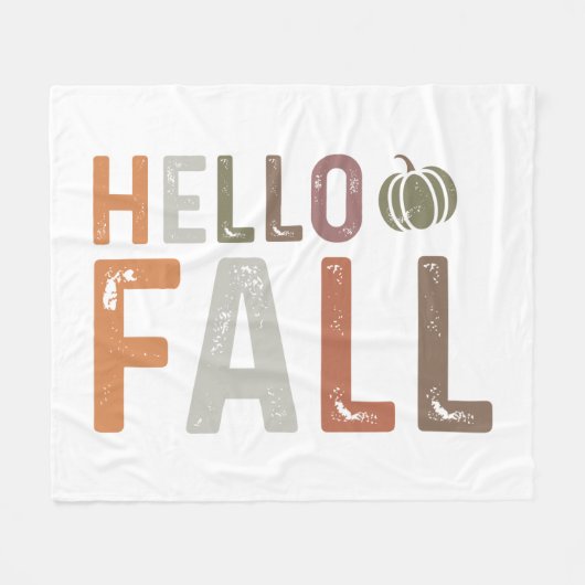 Hallo Fall Fleecedecke (Vorderseite (Horizontal))