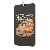 Hallo Fall Funny Sloth Halloween Pumkin Classic T- Autolufterfrischer (Links)