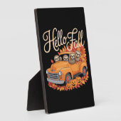 Hallo Fall Funny Sloth Halloween Pumkin Classic T- Fotoplatte (Seite)