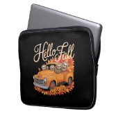 Hallo Fall Funny Sloth Halloween Pumkin Classic T- Laptopschutzhülle (Vorderseite Links)