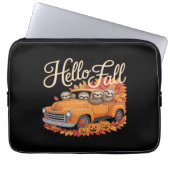 Hallo Fall Funny Sloth Halloween Pumkin Classic T- Laptopschutzhülle (Vorderseite)