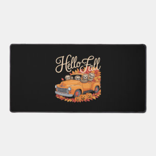 Hallo Fall Funny Sloth Halloween Pumkin Classic T- Schreibtischunterlage