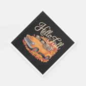 Hallo Fall Funny Sloth Halloween Pumkin Classic T- Serviette (Ecke)