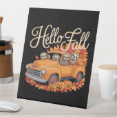 Hallo Fall Funny Sloth Halloween Pumkin Classic T- Sockelschild (In Situ)