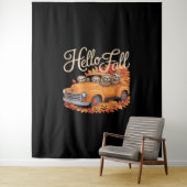 Hallo Fall Funny Sloth Halloween Pumkin Classic T- Wandteppich (Beispiel)