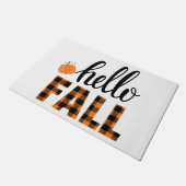 Hallo Fall Fußmatte (Schrägansicht)