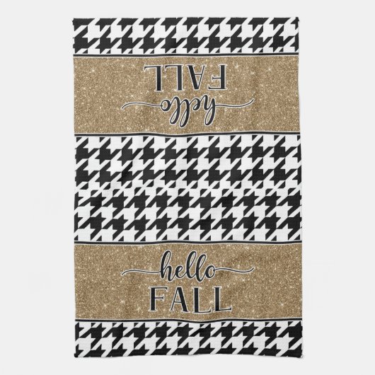 Hallo Fall Geschirrtuch (Vertikal)