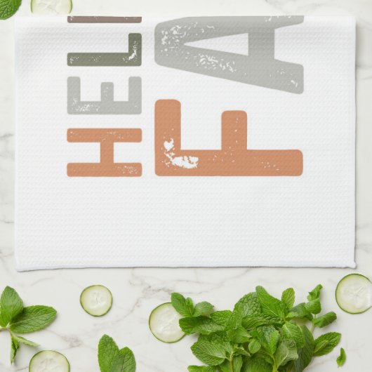 Hallo Fall Geschirrtuch (Gefaltet)