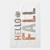 Hallo Fall Geschirrtuch (Vertikal)