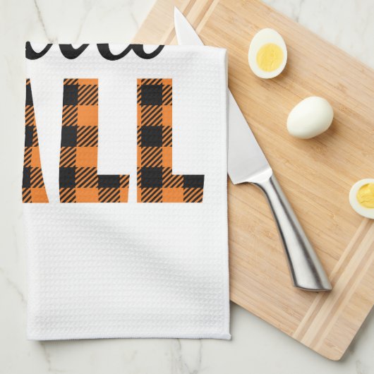 Hallo Fall Geschirrtuch (Viertel Falte)