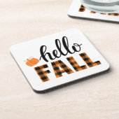 Hallo Fall Getränkeuntersetzer (Linke Seite)