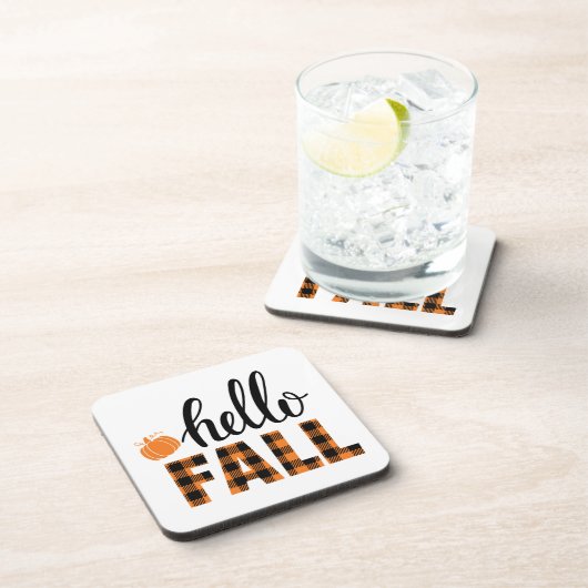 Hallo Fall Getränkeuntersetzer (Rechte Seite)