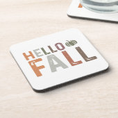 Hallo Fall Getränkeuntersetzer (Linke Seite)