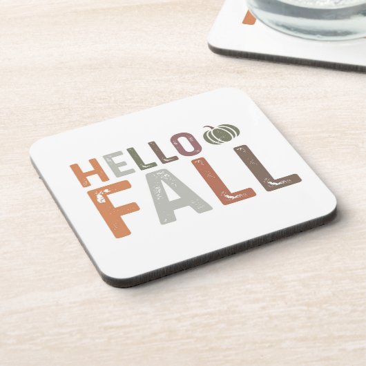 Hallo Fall Getränkeuntersetzer (Linke Seite)