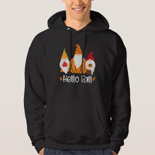 Hallo Fall Gnomes Hoodie (Vorderseite)