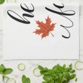 Hallo Fall Handtuch (Gefaltet)