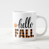 Hallo Fall Jumbo-Tasse (Rechts)