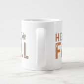 Hallo Fall Jumbo-Tasse (Rückseite)