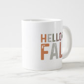 Hallo Fall Jumbo-Tasse (Vorderseite Rechts)