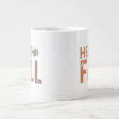Hallo Fall Jumbo-Tasse (Vorderseite)