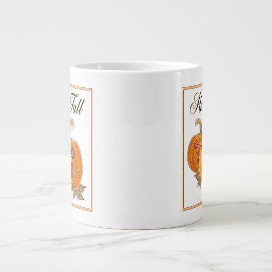 Hallo Fall Jumbo-Tasse (Vorderseite)