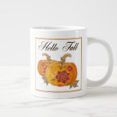 Hallo Fall Jumbo-Tasse (Rechts)