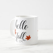 Hallo Fall Kaffeetasse (Vorderseite Links)