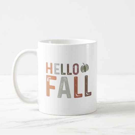 Hallo Fall Kaffeetasse (Links)