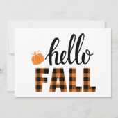 Hallo Fall Karte (Vorderseite)