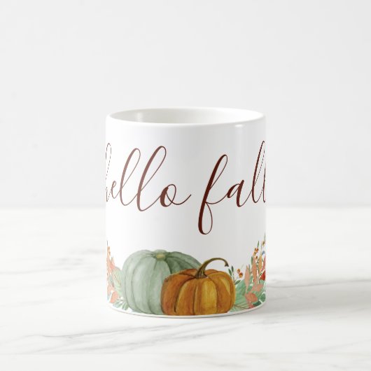 Hallo Fall Kürbisse Kaffee Tasse (Mittel)