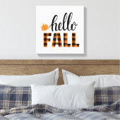 Hallo Fall Leinwanddruck (Insitu (Schlafzimmer))