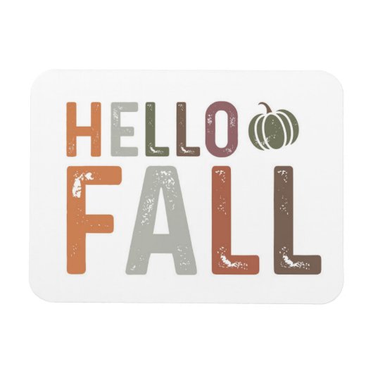 Hallo Fall Magnet (Horizontal)