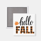 Hallo Fall Magnet (Vorderseite/Rückseite)