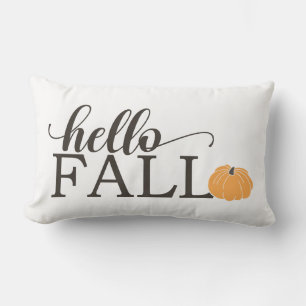 Hallo Fall mit Pumpkin Lendenkissen