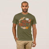 Hallo Fall Niedlich Natur Herbst Blätter Pumpkins T-Shirt (Vorne ganz)