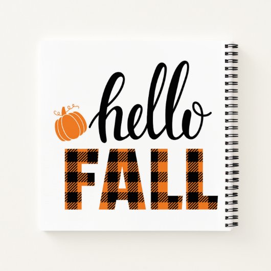 Hallo Fall Notizblock (Rückseite)