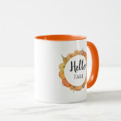 Hallo Fall Oange Wasserfarbe Niedlich Pumping Desi Tasse (VorderseiteRechts)