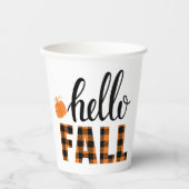 Hallo Fall Pappbecher (Vorderseite)