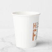 Hallo Fall Pappbecher (Rechts)
