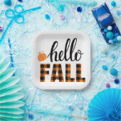 Hallo Fall Pappteller (Party)