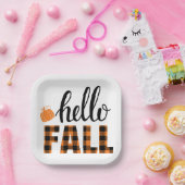 Hallo Fall Pappteller (Party)