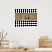 Hallo Fall Poster (Küche)