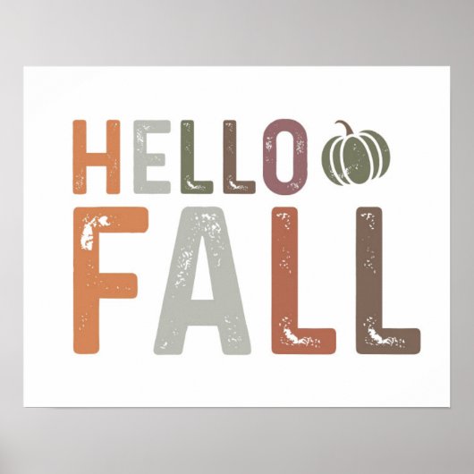 Hallo Fall Poster (Vorne)