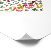 Hallo Fall Poster (Ecke)