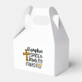 Hallo Fall Pumpkin Gewürz & Jesus Christus Fall Ch Geschenkschachtel (Rückseite)