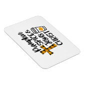 Hallo Fall Pumpkin Gewürz & Jesus Christus Fall Ch Magnet (Rechte Seite)