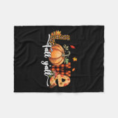 Hallo Fall Pumpkin Liebe Fall Y'all Leopard Fall D Fleecedecke (Vorderseite (Horizontal))