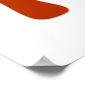 Hallo Fall Pumpkin und Leaf Herbstposter Poster (Ecke)