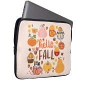 Hallo Fall Pumpkins Laptopschutzhülle (Vorne Rechts)