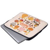 Hallo Fall Pumpkins Laptopschutzhülle (Vorne Knopf)